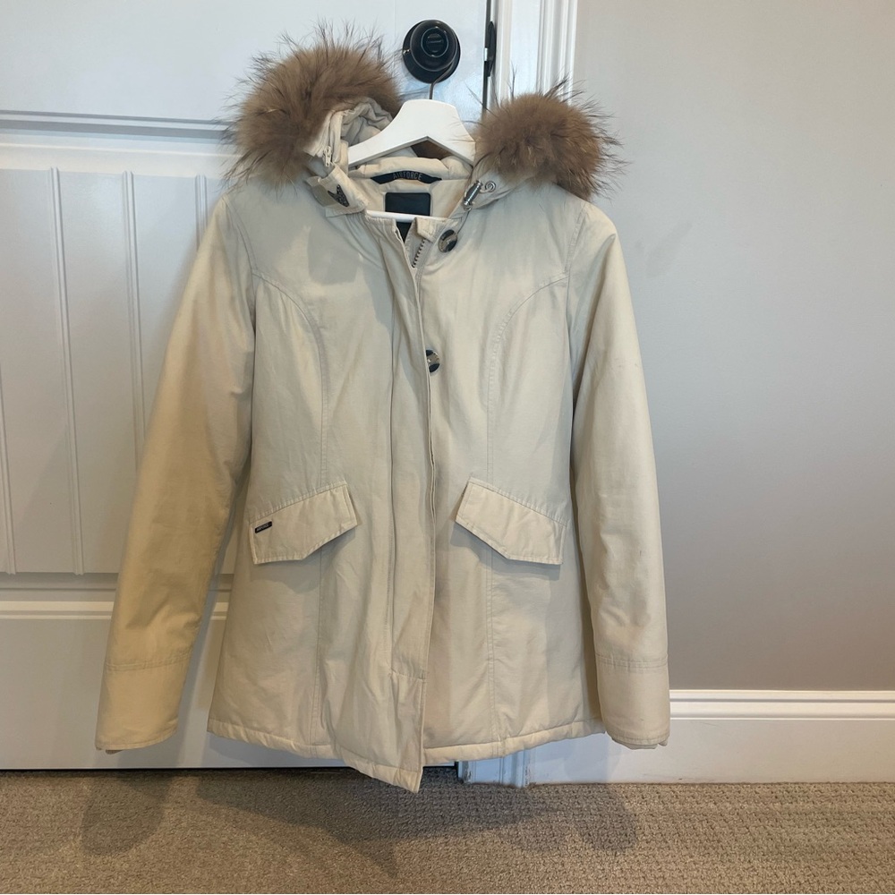 Air Force Women's Cream Parka Coat